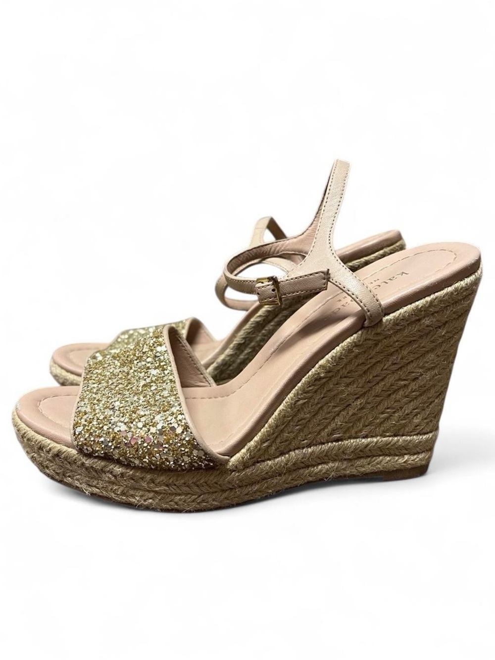 Kate Spade Jaden Espadrille Wedge Sandal Size 6.5M - Picture 5 of 11